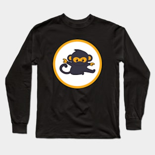 monkey Ninja Long Sleeve T-Shirt